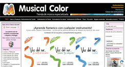 Desktop Screenshot of musicalcolor.com